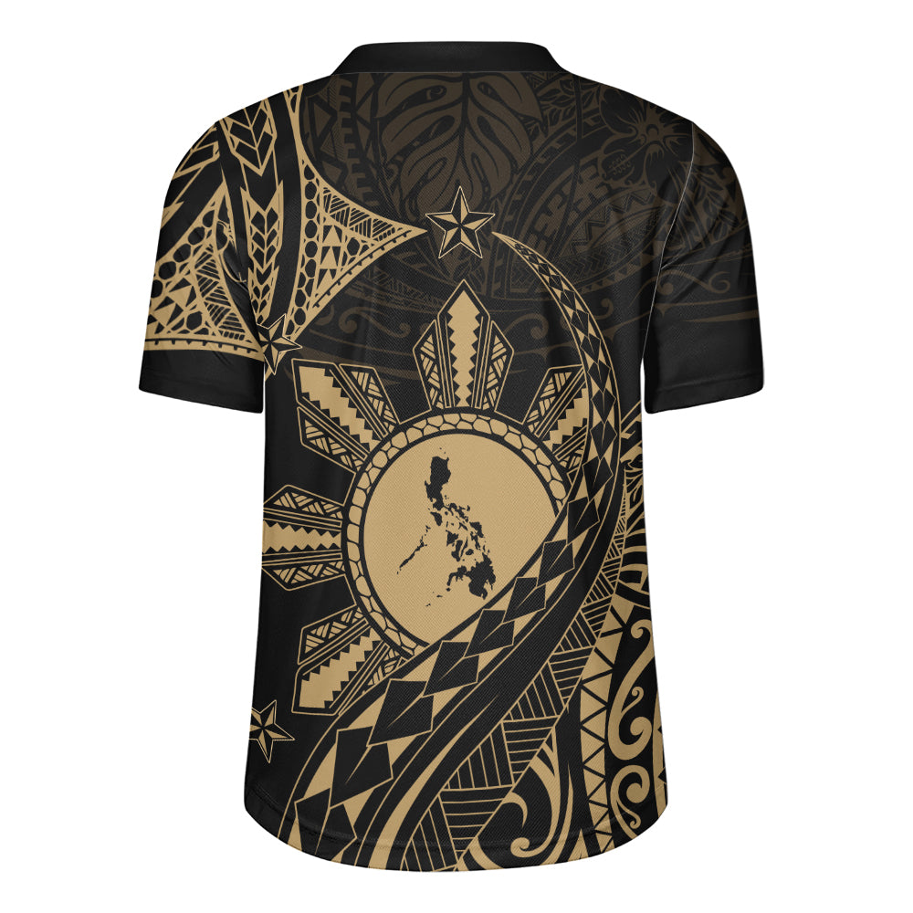 Philippines Filipinos Rugby Jersey Filipino Polynesia Star With Tribal Design