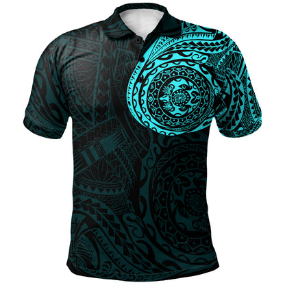 Polynesian Tattoo Style Polo Shirt Version 2.0