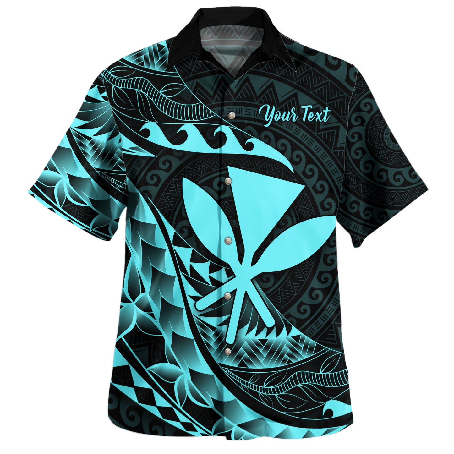 Hawaii Hawaiian Shirt Custom Kanaka Polynesian Tribal Tattoo Classic Style