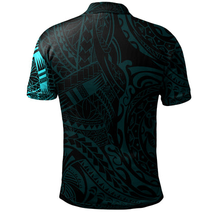 Polynesian Tattoo Style Polo Shirt Version 2.0