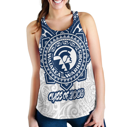 Hawaii Women Tank Custom Waiakea High School Super Waiakea Warriors Tribal Style