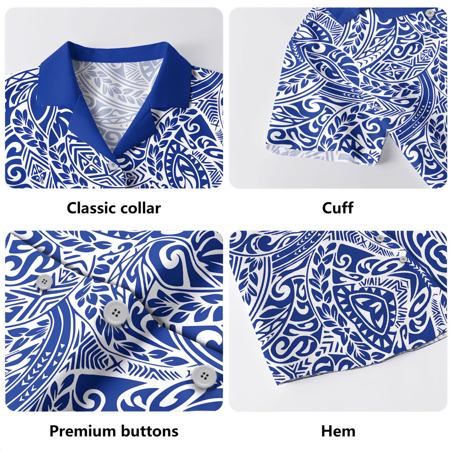 Polynesia Hawaiian Shirt Tribal Poly Print