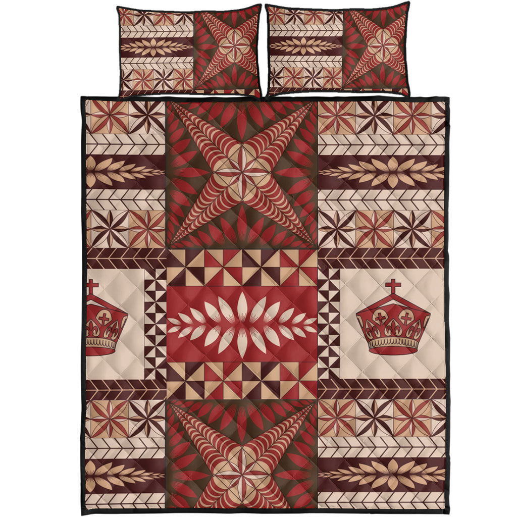 Tonga Quilt Bed Set Ngatu Pattern