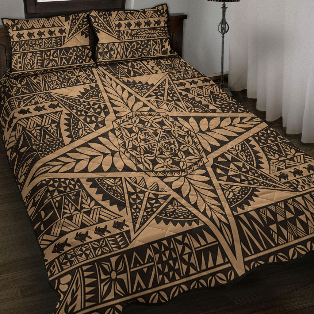 Tonga Quilt Bed Set Tonga Polynesian Tapa