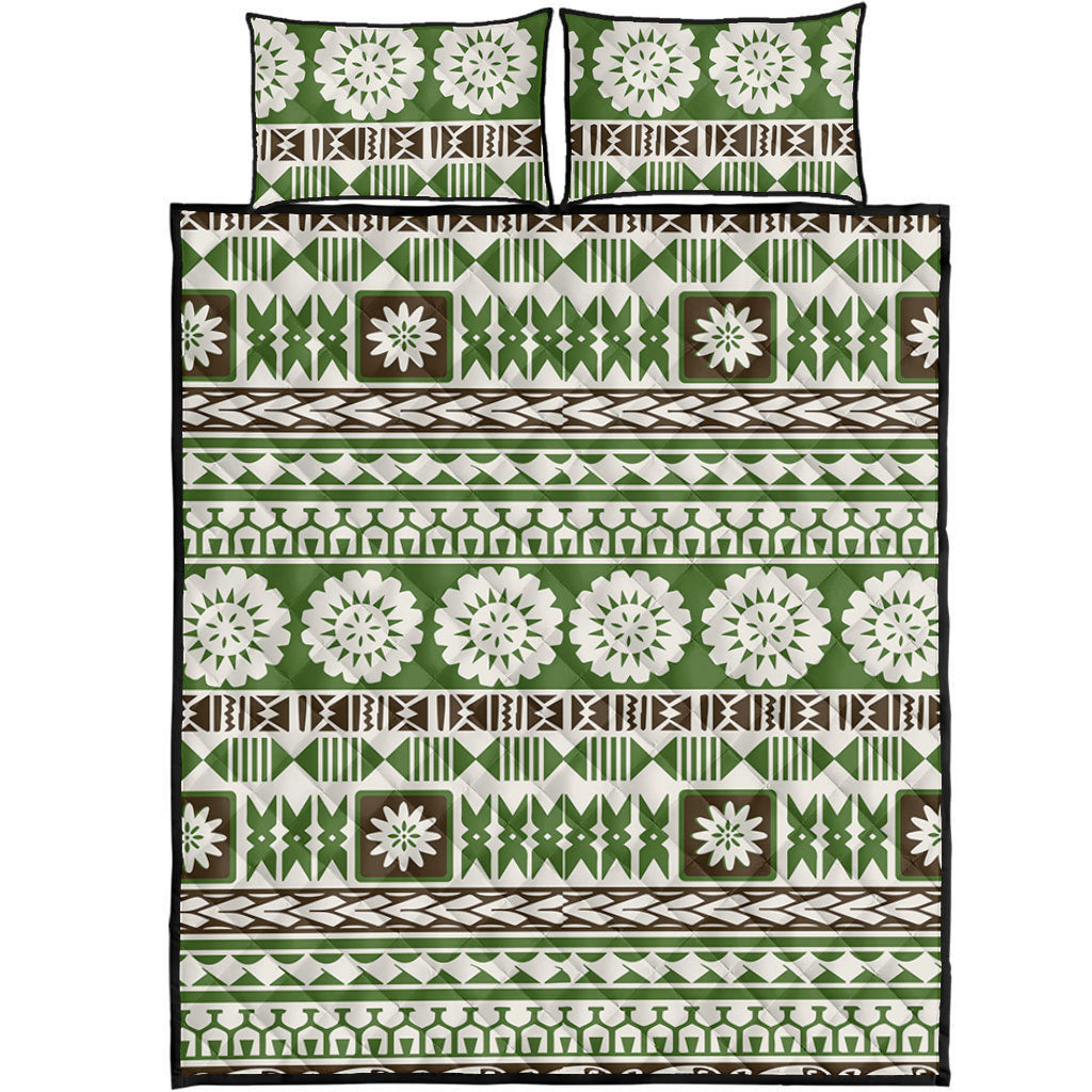 Fiji Quilt Bed Set Tapa Pattern