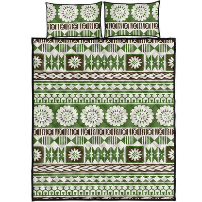 Fiji Quilt Bed Set Tapa Pattern