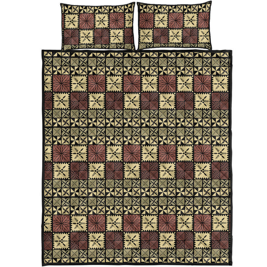Tonga Quilt Bed Set Ngatu Style