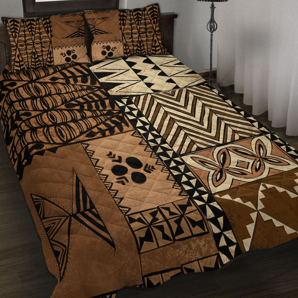 Tonga Quilt Bed Set Scarf