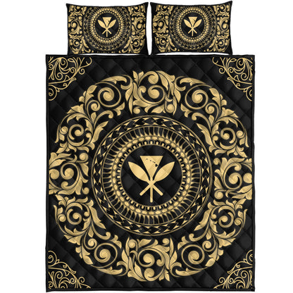 Hawaii Quilt Bed Set Kanaka Maoli Royal Vintage Style
