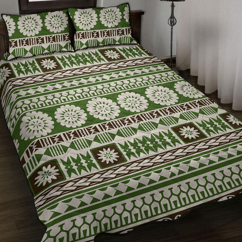 Fiji Quilt Bed Set Tapa Pattern