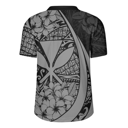 Hawaii Rugby Jersey National Plumeria Flower Symbols Style