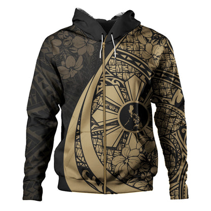 Philippines Filipinos Hoodie National Sampaguita Flower Symbols Style