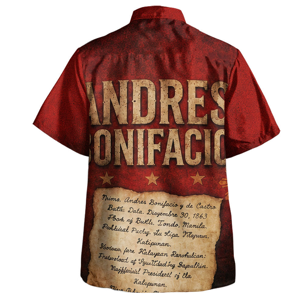 Philippines Filipinos Hawaiian Shirt Andres Bonifacio Philippine Hero