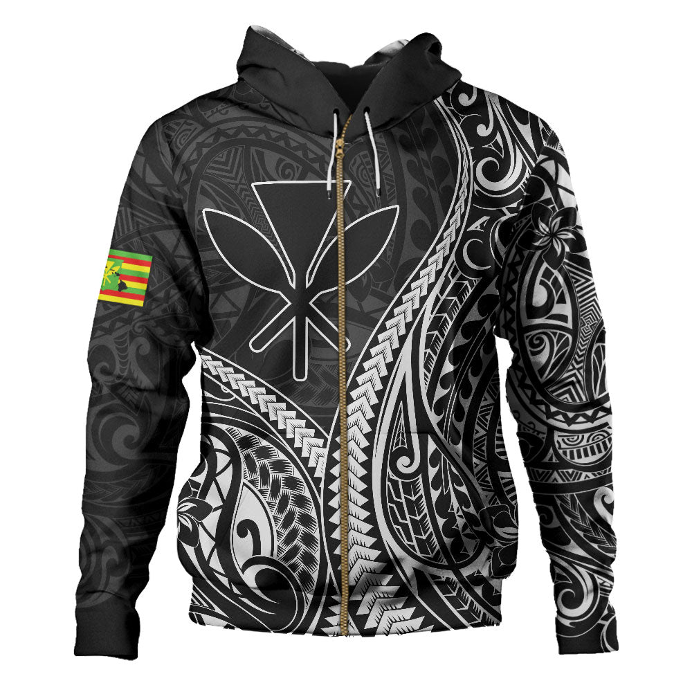 Hawaii Hoodie Polynesian Tribal Tattoo Island Spirit Style
