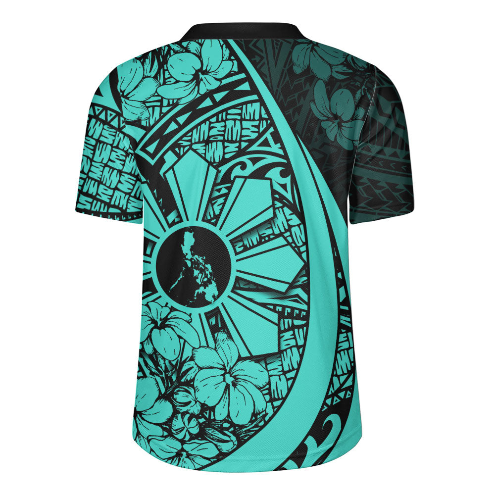 Philippines Filipinos Rugby Jersey Custom National Sampaguita Flower Symbols Style
