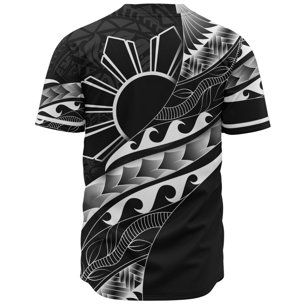 Philippines Filipinos Baseball Shirt Custom Island Tribal Tattoos