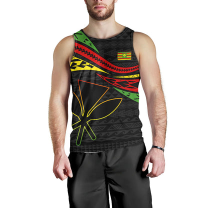 Hawaii Tank Top Polynesian Tribal Tattoo Ethnic Design