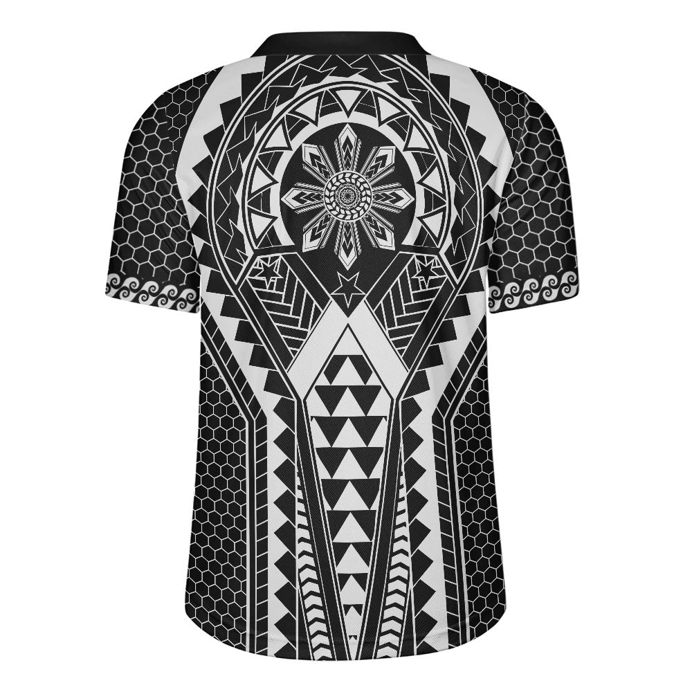 Philippines Filipinos Rugby Jersey Batok Filipino Tattoo Style