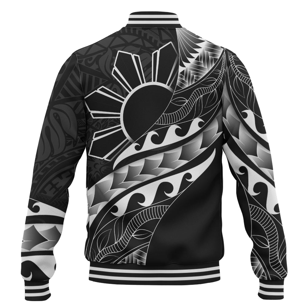 Philippines Filipinos Baseball Jacket Custom Island Tribal Tattoos