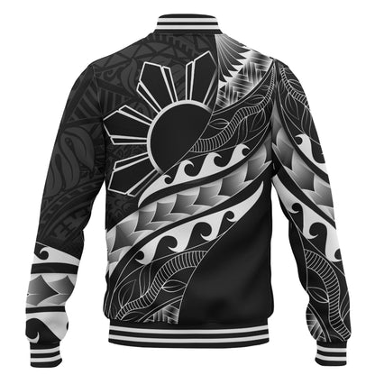 Philippines Filipinos Baseball Jacket Custom Island Tribal Tattoos