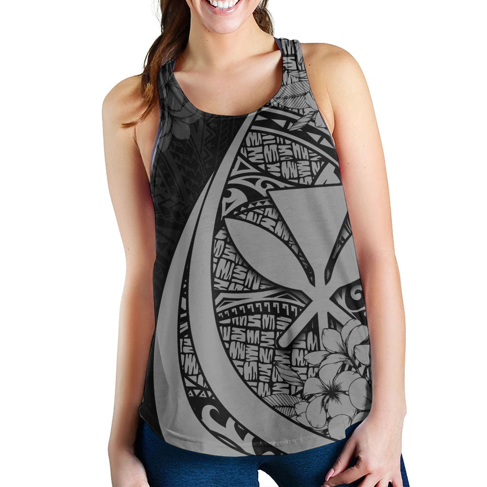 Hawaii Women Tank National Plumeria Flower Symbols Style