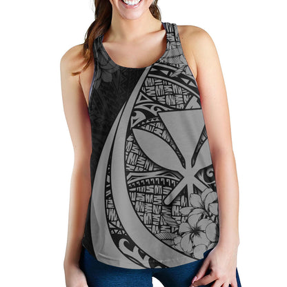 Hawaii Women Tank National Plumeria Flower Symbols Style