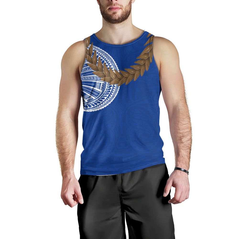 Samoa Tank Top Tattoo Roman Reigns With Ula Fala Style Brown
