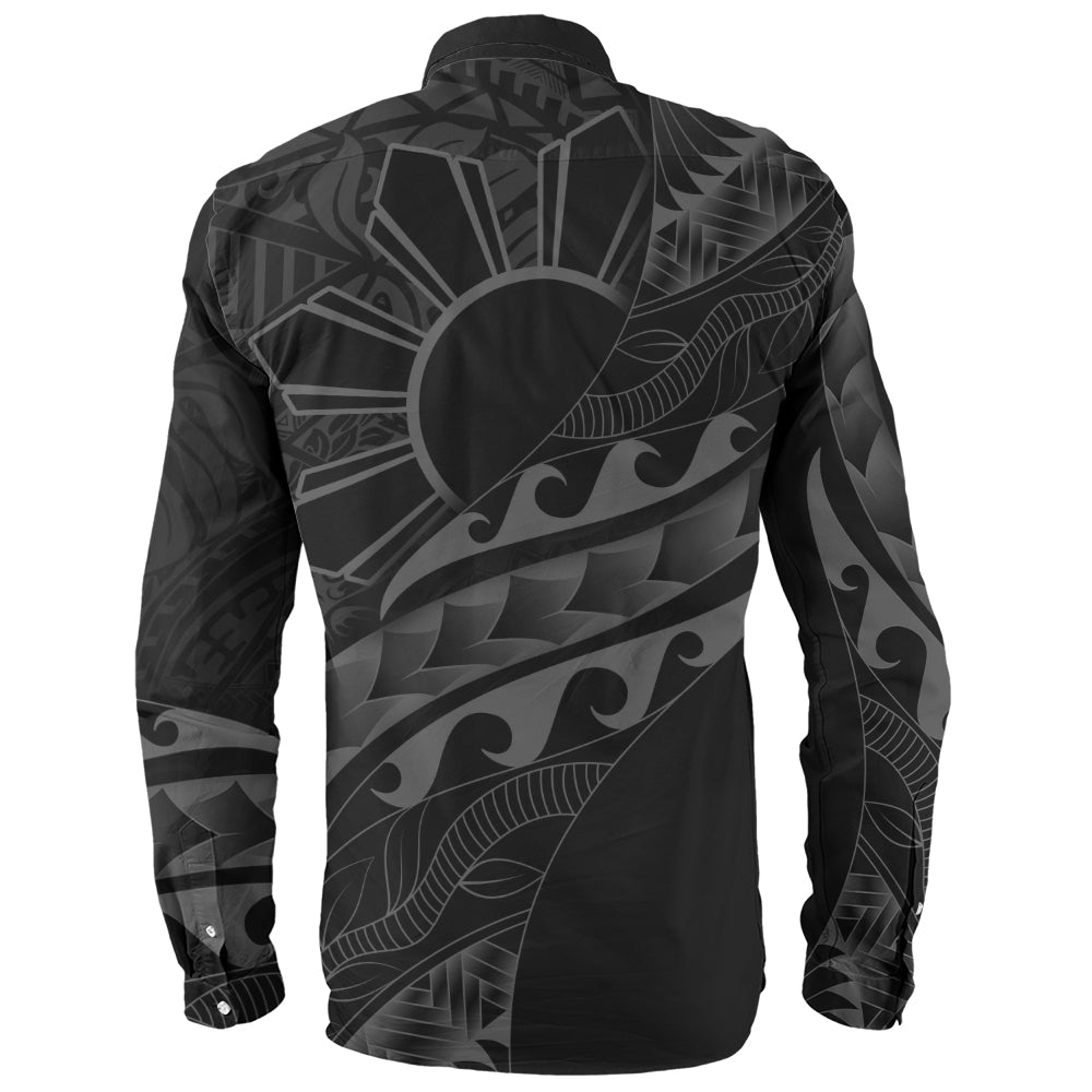 Philippines Filipinos Long Sleeve Shirt Custom Island Tribal Tattoos