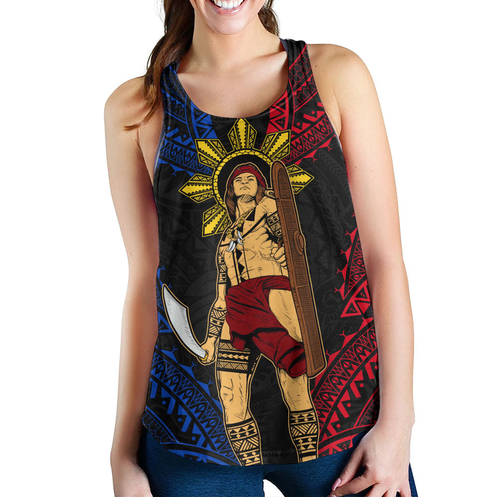 Philippines Filipinos Women Tank Lapu Lapu Tattoo Batok Tribal Motifs Designs