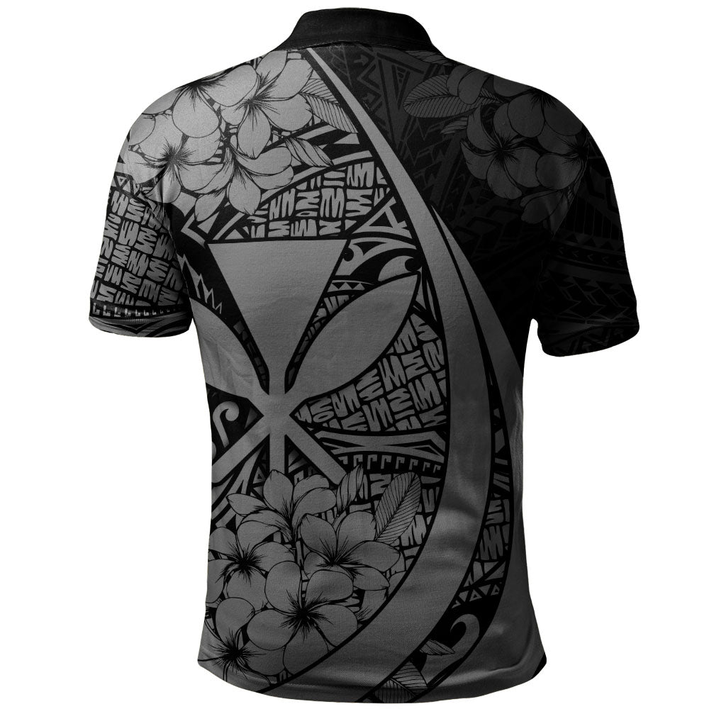 Hawaii Polo Shirt National Plumeria Flower Symbols Style