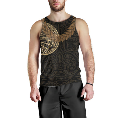 Samoa Tank Top Tattoo Roman Reigns With Ula Fala Style Brown