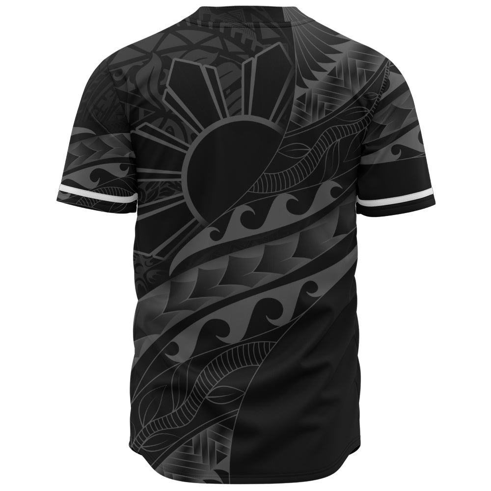Philippines Filipinos Baseball Shirt Custom Island Tribal Tattoos
