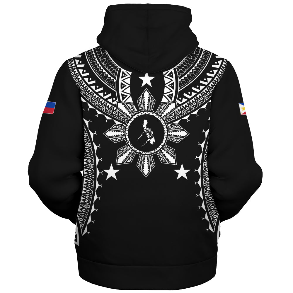 Philippines Filipinos Sherpa Hoodie Tattoo Batok Tribal Motifs Designs
