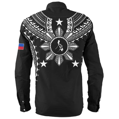 Philippines Filipinos Long Sleeve Shirt Tattoo Batok Tribal Motifs Designs