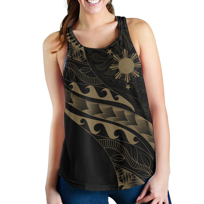 Philippines Filipinos Women Tank Custom Island Tribal Tattoos