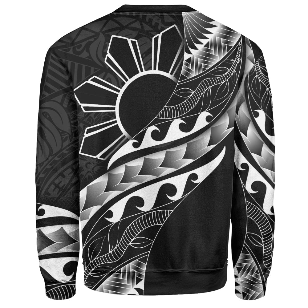Philippines Filipinos Sweatshirt Custom Island Tribal Tattoos
