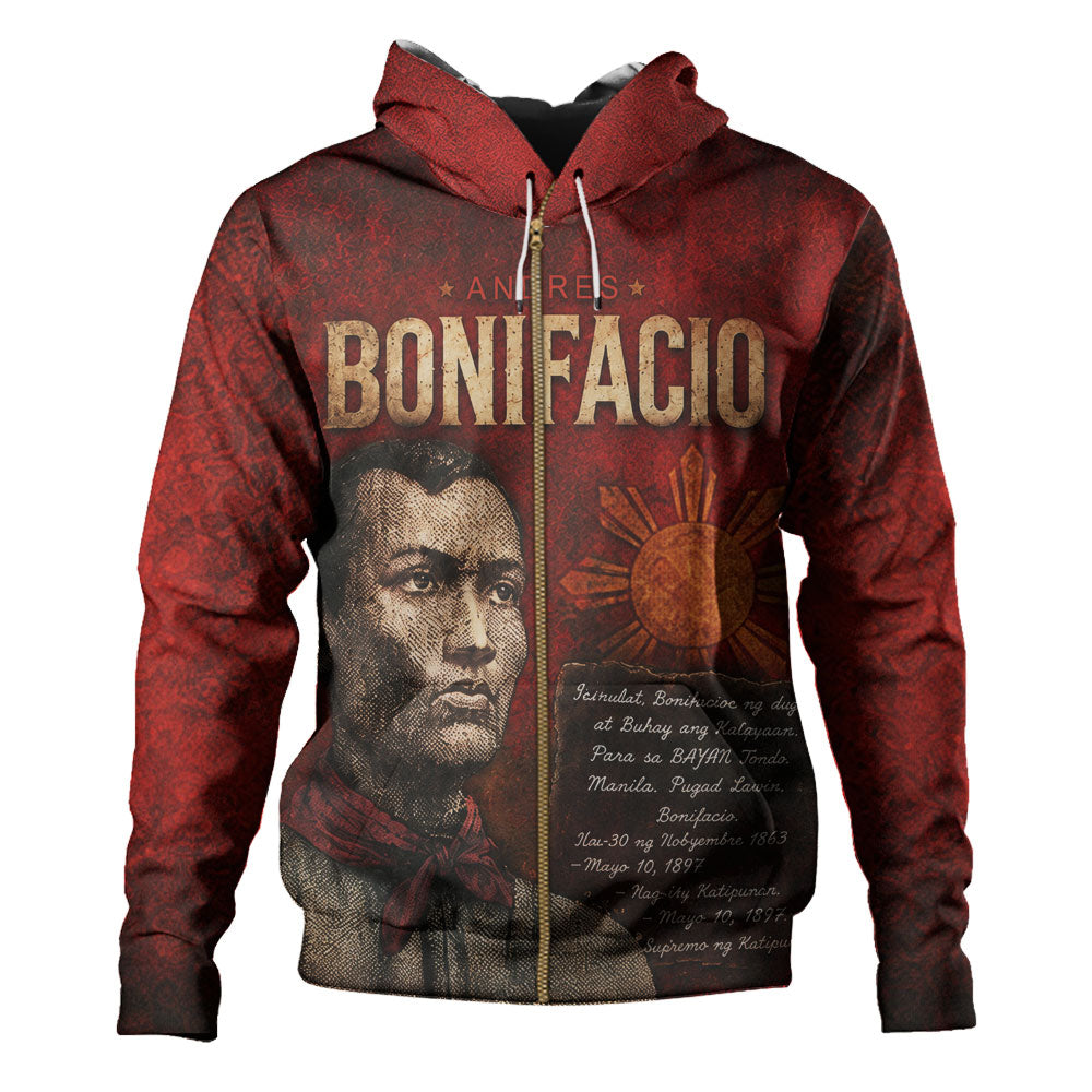 Philippines Filipinos Hoodie Andres Bonifacio Philippine Hero