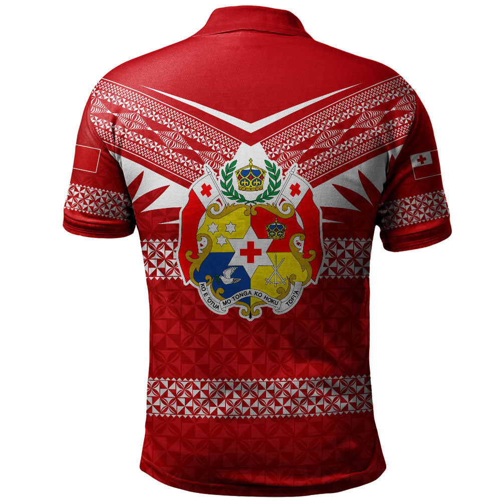 Tonga Polo Shirt Ngatu Tattoo Island Unique Style