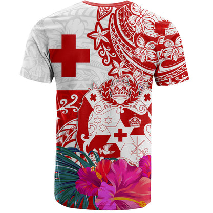 Tonga T-Shirt Flag Tribal Tropical Style