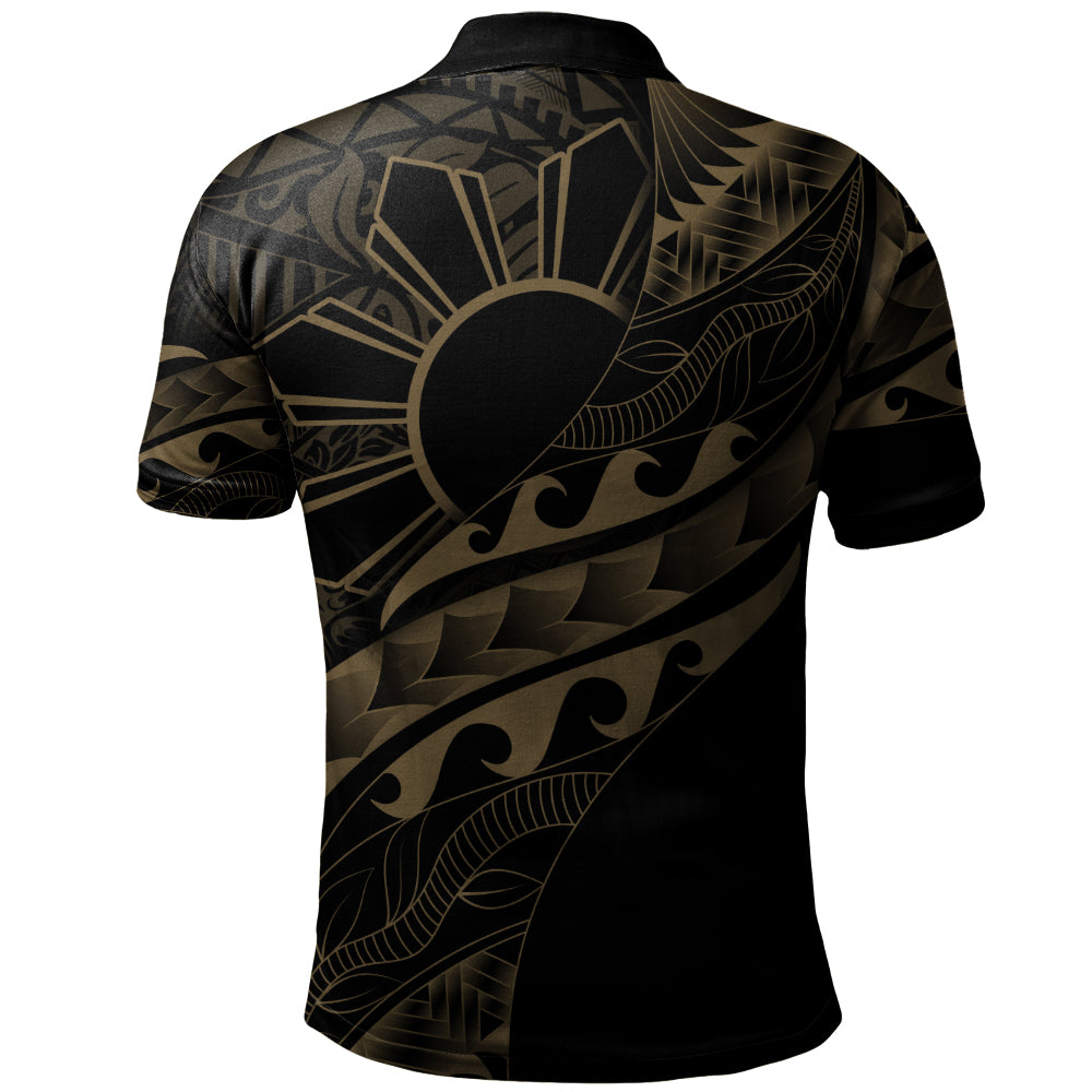 Philippines Filipinos Polo Shirt Custom Island Tribal Tattoos
