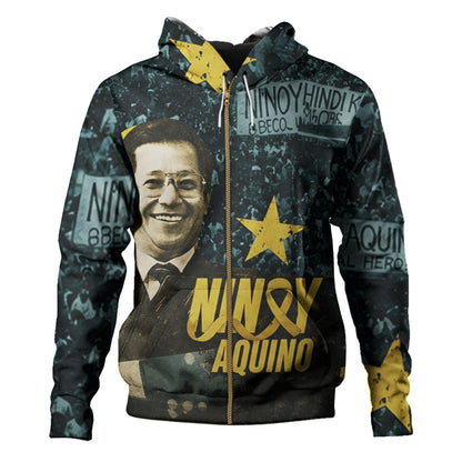 Philippines Filipinos Hoodie Ninoy Aquino Philippine History Tribute Style