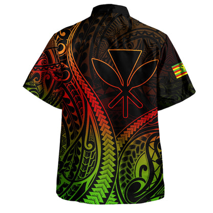 Hawaii Hawaiian Shirt Polynesian Tribal Tattoo Island Spirit Style