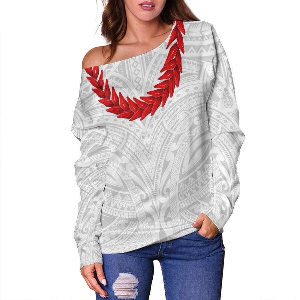 Samoa Off Shoulder Sweatshirt Ula Fala Style