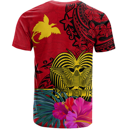 Papua New Guinea T-Shirt Flag Tribal Tropical Style