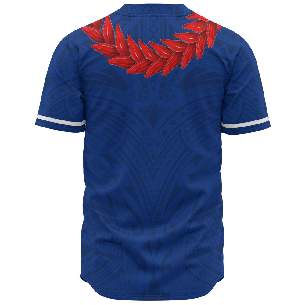 Samoa Baseball Shirt Ula Fala Style