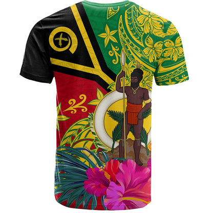 Vanuatu T-Shirt Flag Tribal Tropical Style