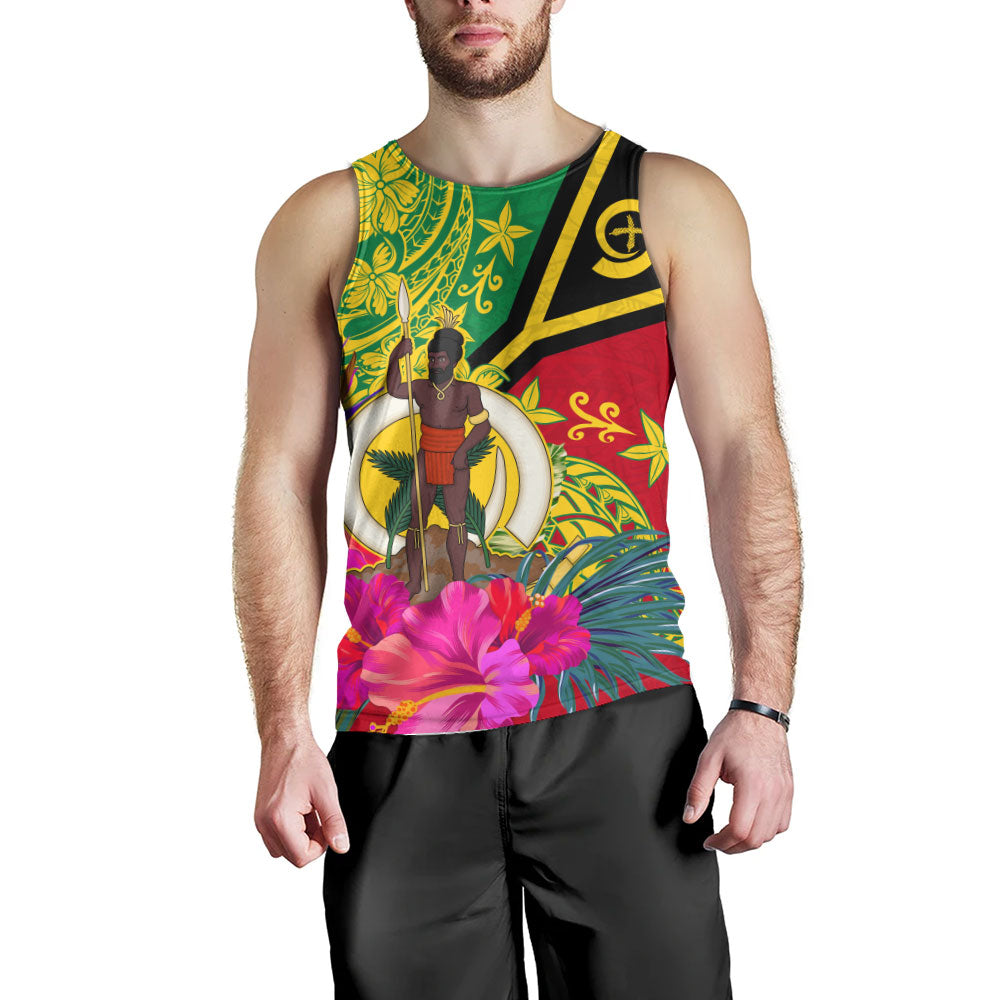 Vanuatu Tank Top Flag Tribal Tropical Style