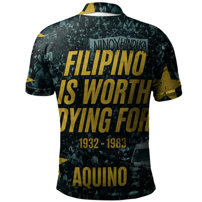Philippines Filipinos Polo Shirt Ninoy Aquino Philippine History Tribute Style