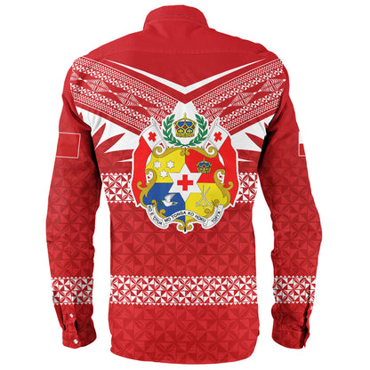 Tonga Long Sleeve Shirt Ngatu Tattoo Island Unique Style