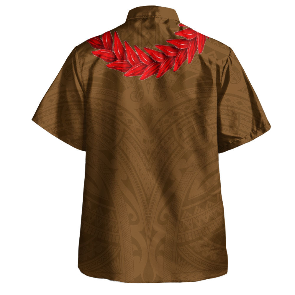 Samoa Hawaiian Shirt Ula Fala Style